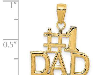 14K gold charm, further view