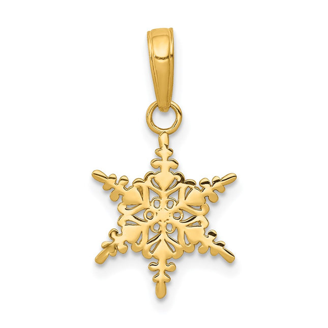 14k Yellow Gold Pendants Style K4742 - Classique Jewelry Inc.