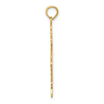 14K Flat Engravable Boy Charm view