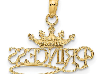 14k Yellow & Rhodium Pendants Style K4750 - Classique Jewelry Inc.