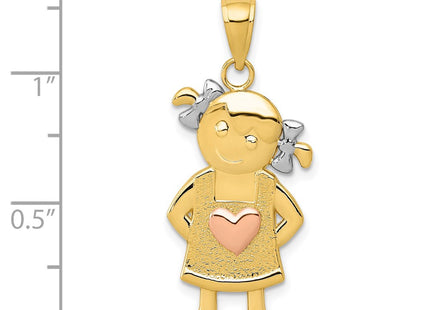 14k Two-tone Pendants Style K4756 - Classique Jewelry Inc.