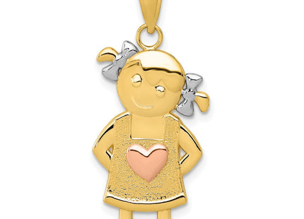 14k Two-tone Pendants Style K4756 - Classique Jewelry Inc.