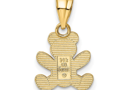 14K gold pendant, another view