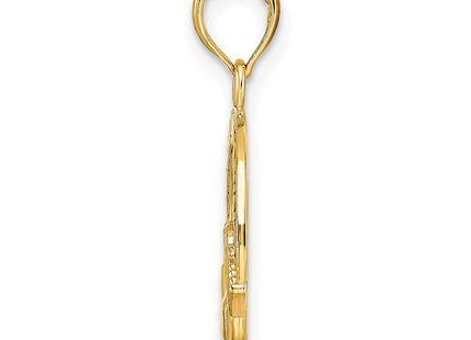 14k Yellow Gold Pendants Style K4769 - Classique Jewelry Inc.