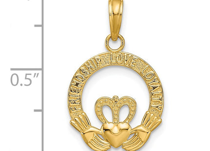 14k Yellow Gold Pendants Style K4769 - Classique Jewelry Inc.