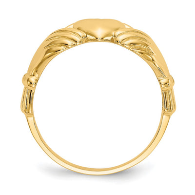 14K Men's Claddagh Ring