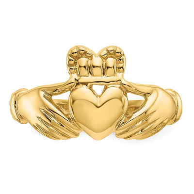 14K Men's Claddagh Ring