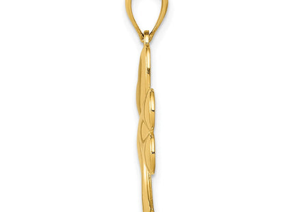 14k Shamrock Charm (Style K4778)