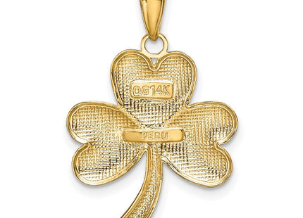 14k Shamrock Charm (Style K4778)
