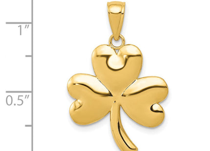 14k Shamrock Charm (Style K4778)