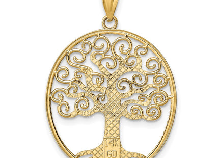 14k Yellow & Rhodium Pendants Style K4781 - Classique Jewelry Inc.