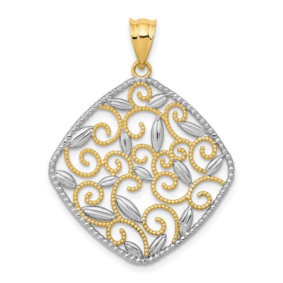 14K gold pendant