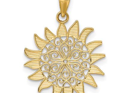 14k Yellow Gold Pendants Style K4812 - Classique Jewelry Inc.