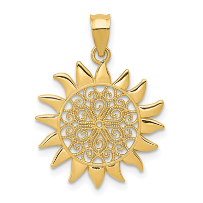 14K gold pendant