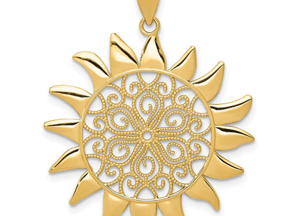 14k Yellow Gold Pendants Style K4813 - Classique Jewelry Inc.