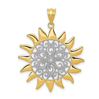 14K gold pendant