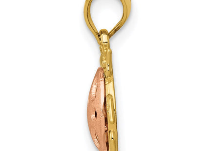 14k Two-tone Pendants Style K4820 - Classique Jewelry Inc.