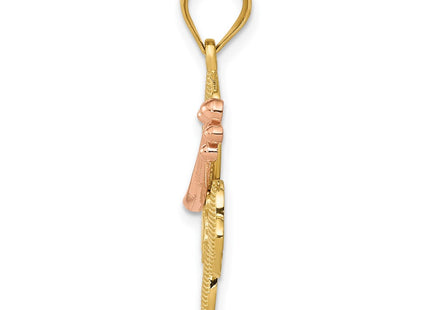 14k Two-tone Jewelry Style K4830 - Classique Jewelry Inc.