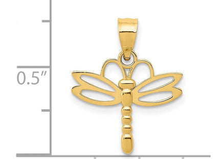 14k Dragonfly Pendant (Style K4851)