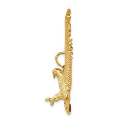 14K Eagle Pendant, 50 x 65mm