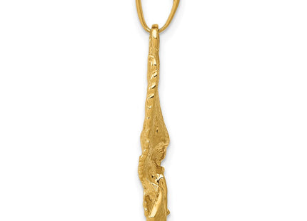 14K gold charm, alternate view
