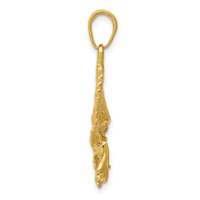 14K Eagle Charm, 25 x 16mm