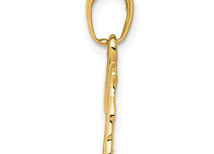 14K gold charm, alternate view