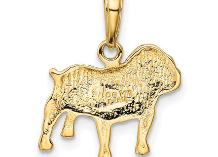 14K gold charm, another view