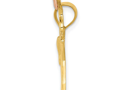 14k Two-tone Pendants Style K4864 - Classique Jewelry Inc.