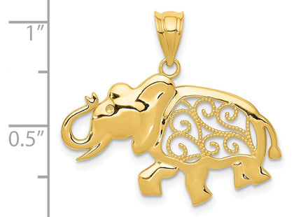 14k Yellow Gold Pendants Style K4866 - Classique Jewelry Inc.