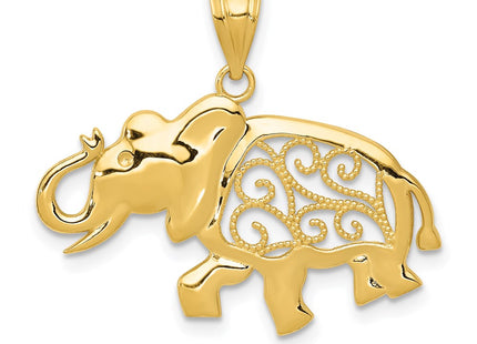 14k Yellow Gold Pendants Style K4866 - Classique Jewelry Inc.