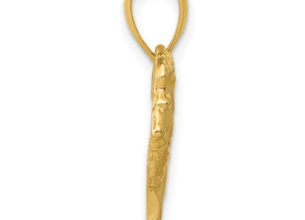 14K gold charm, alternate view