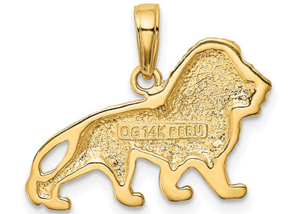 14K gold charm, another view