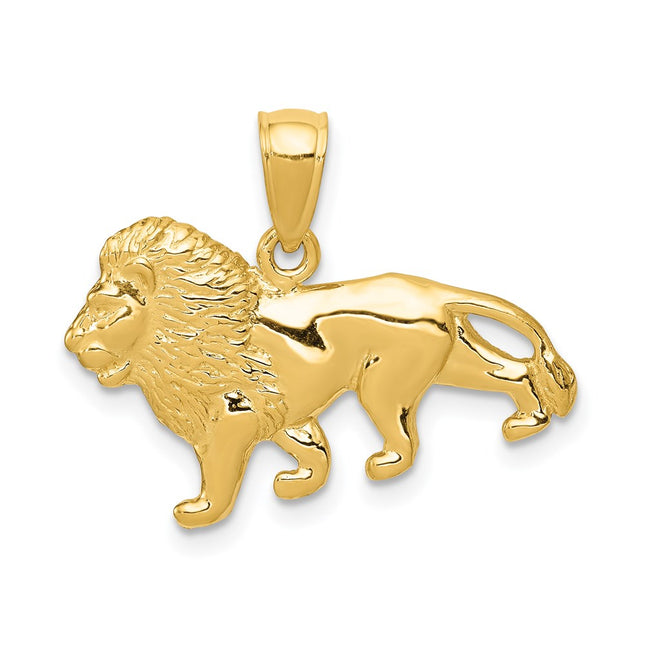 14k Lion Charm, 15 x 23mm