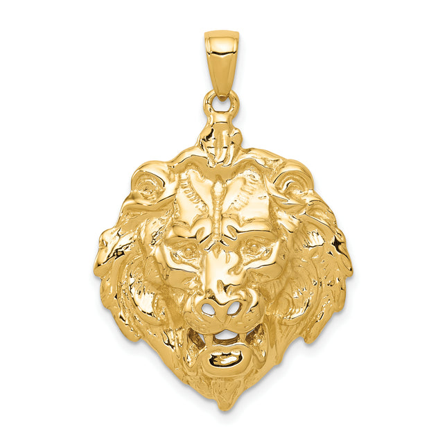 14k Lion Charm, 30 x 24mm