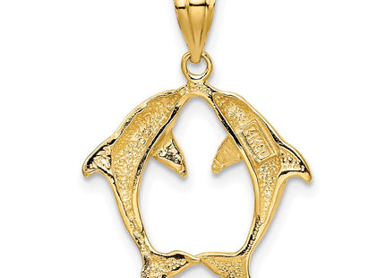 14k Yellow Gold Pendants Style K4874 - Classique Jewelry Inc.