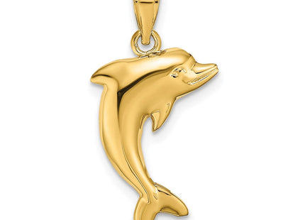 14k Polished Dolphin Charm (Style K4875)