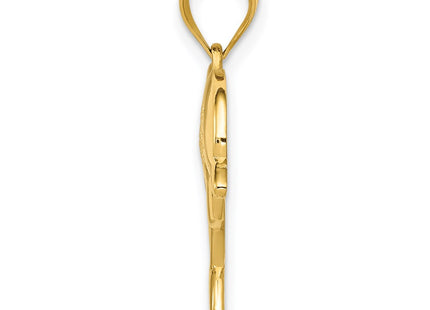 14k Yellow Gold Pendants Style K4877 - Classique Jewelry Inc.