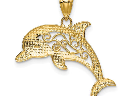 14k Yellow Gold Pendants Style K4877 - Classique Jewelry Inc.