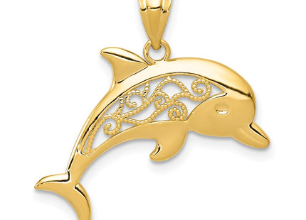 14k Yellow Gold Pendants Style K4877 - Classique Jewelry Inc.