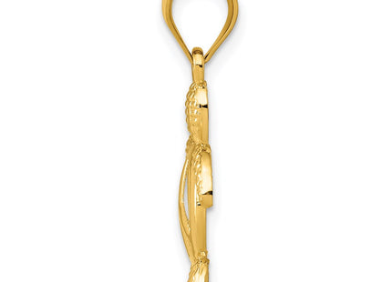 14k Yellow Gold Pendants Style K4879 - Classique Jewelry Inc.