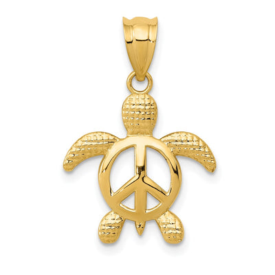 14K gold pendant