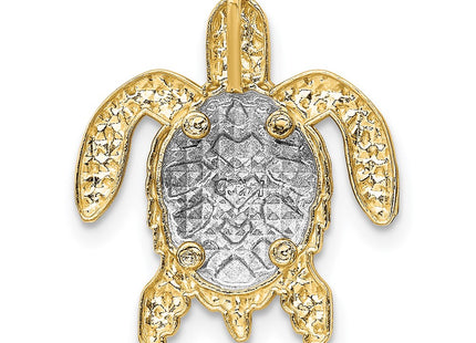 14k Two-tone Pendants Style K4881 - Classique Jewelry Inc.