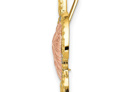 14k Two-tone Pendants Style K4882 - Classique Jewelry Inc.