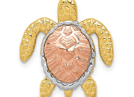 14k Two-tone Pendants Style K4882 - Classique Jewelry Inc.