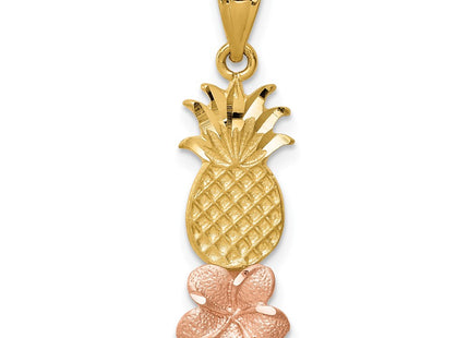 14k Two-tone Pendants Style K4907 - Classique Jewelry Inc.