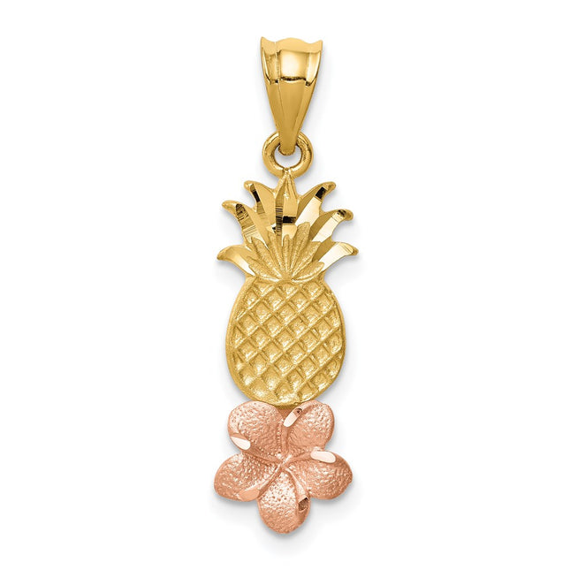 14k Two-tone Pendants Style K4907 - Classique Jewelry Inc.