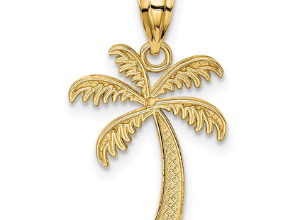 14k Yellow & Rhodium Pendants Style K4915 - Classique Jewelry Inc.