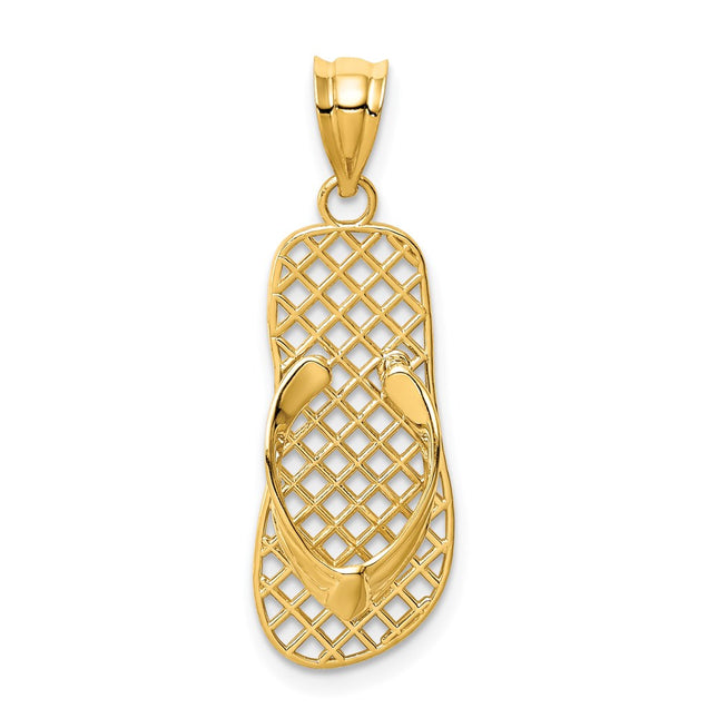 14k Yellow Gold Pendants Style K4918 - Classique Jewelry Inc.