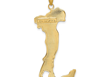 14k Yellow Gold Pendants Style K4922 - Classique Jewelry Inc.